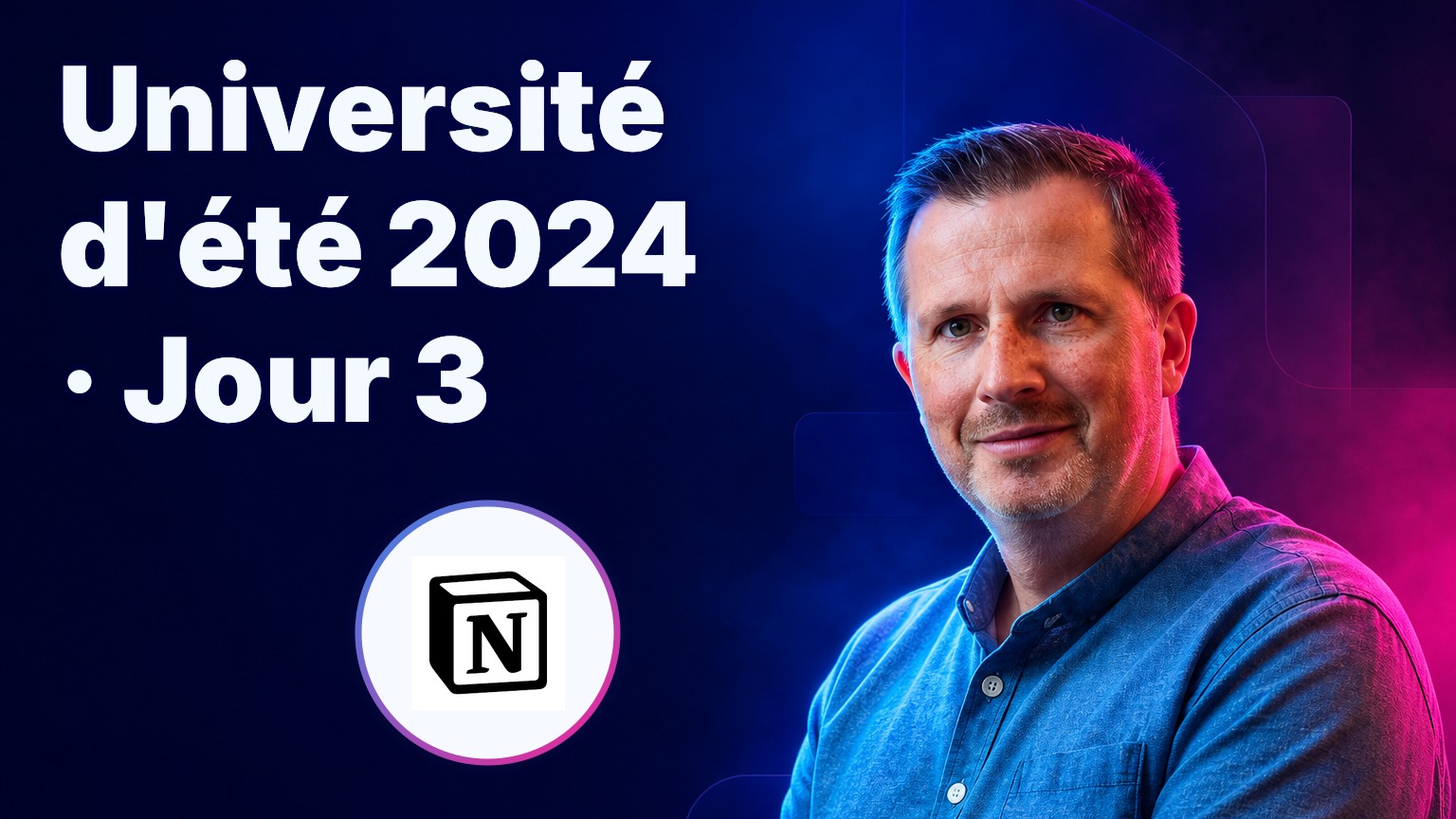 Université d'été 2024 · Jour 3 : la méthode des poupées russes de Julie Baconnier dans Notion
