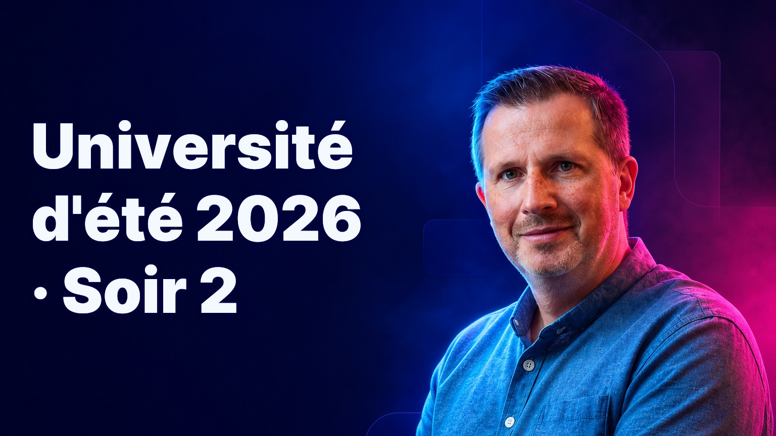 Université d'été 2026 · Soir 2 : l'IA Act, le RGPD et trois outils construits pour de vrai