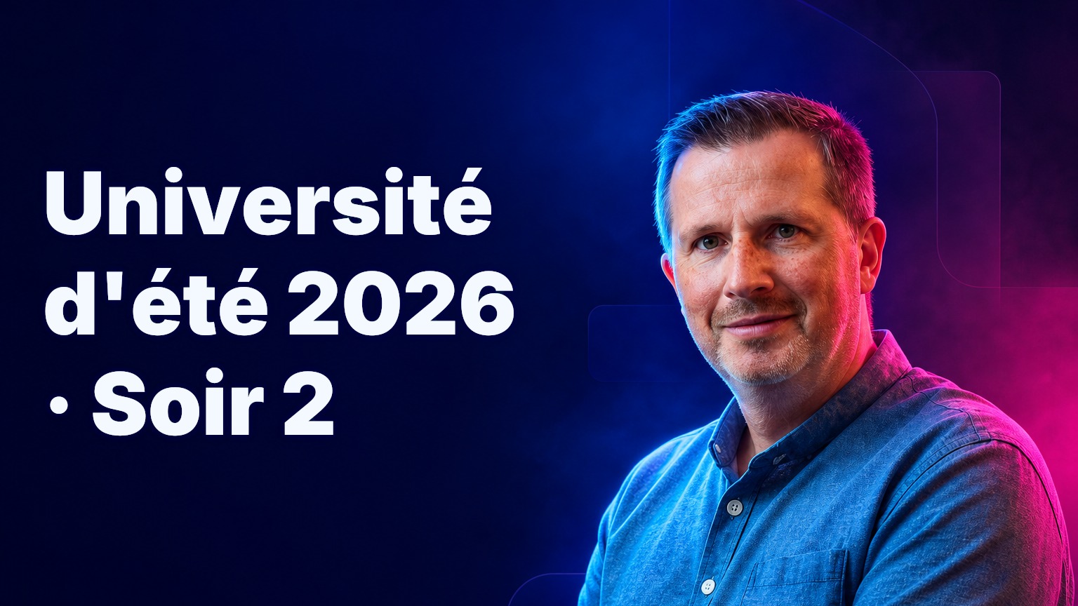Université d'été 2026 · Soir 2 : l'IA Act, le RGPD et trois outils construits pour de vrai